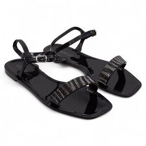 Olivia Miller Womens Calabria Open Toe Jelly Sandals